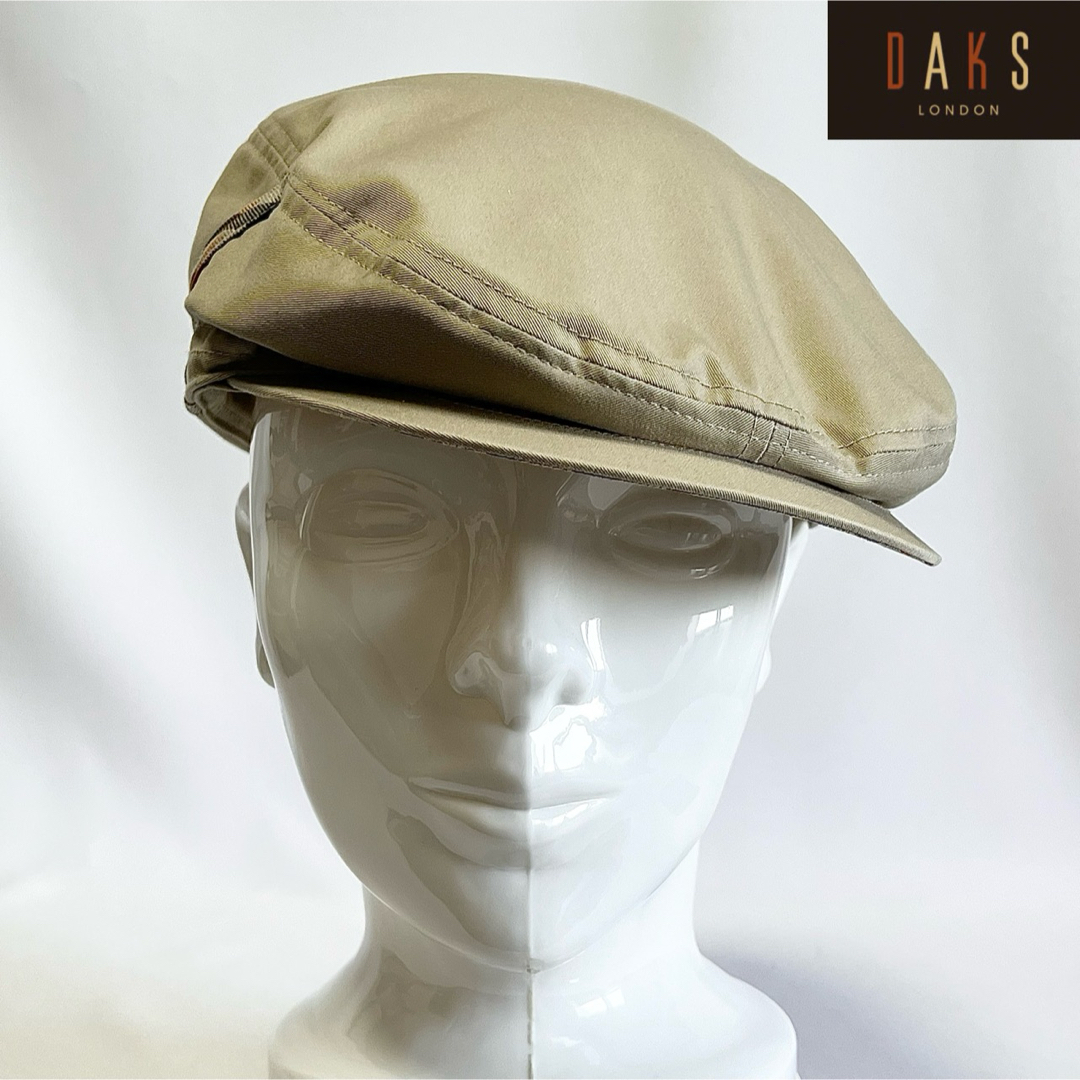 DAKS(ダックス)の【新品】英国王室御用達DAKSハウスチェック柄 コートクロストップハンチング メンズの帽子(ハンチング/ベレー帽)の商品写真