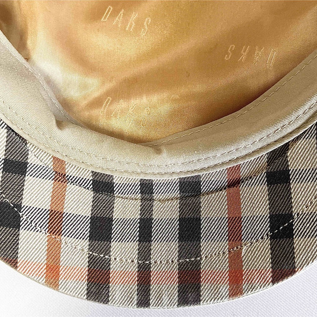 DAKS(ダックス)の【新品】英国王室御用達DAKSハウスチェック柄 コートクロストップハンチング メンズの帽子(ハンチング/ベレー帽)の商品写真