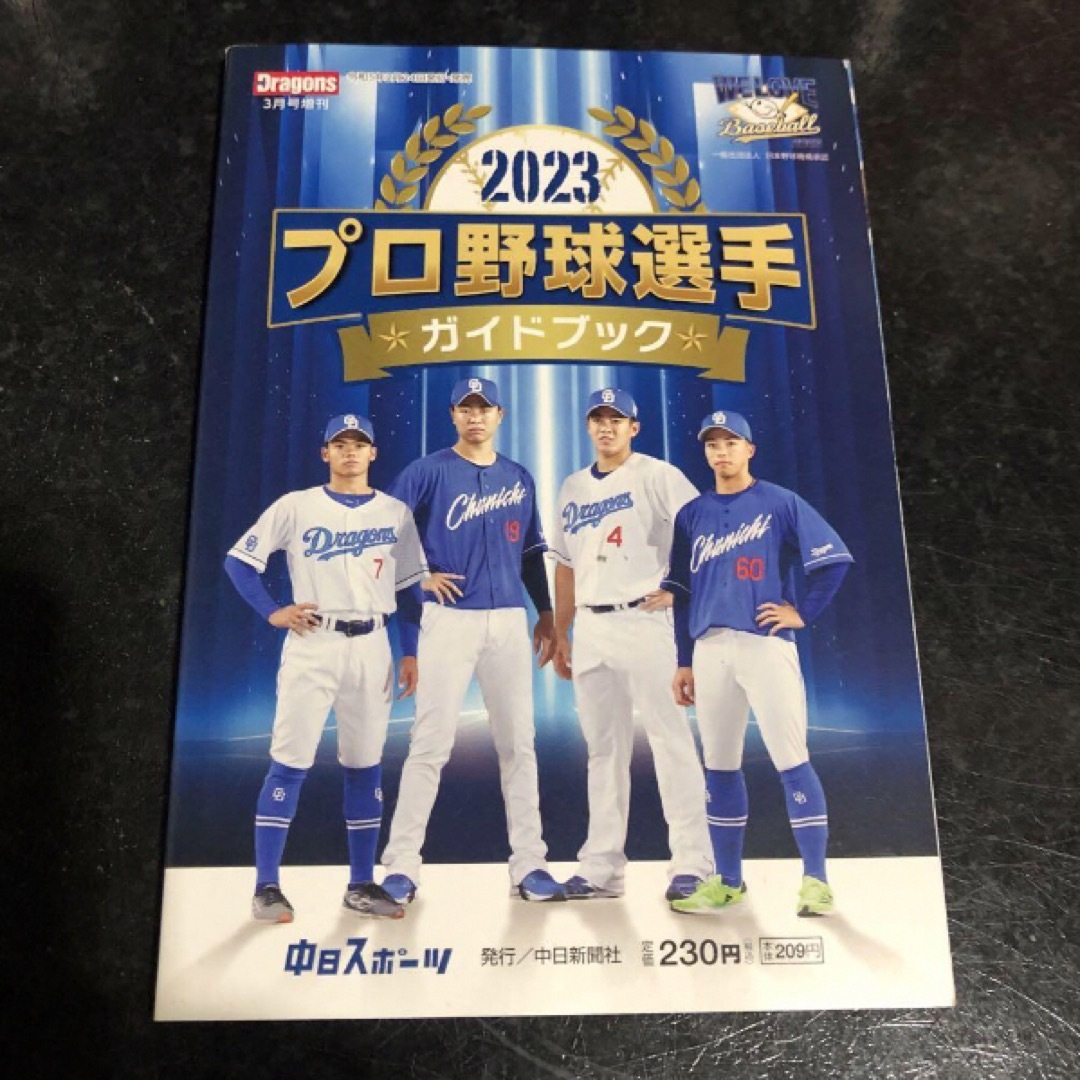 中日ドラゴンズ(チュウニチドラゴンズ)の⭐︎2023 プロ野球選手ガイドブック メンズのメンズ その他(その他)の商品写真