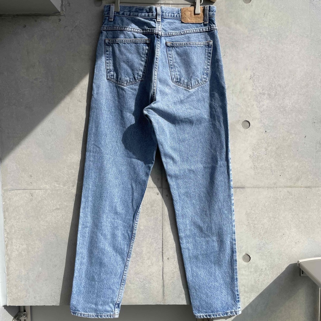 Eddie Bauer(エディーバウアー)の90年代 USA製 Eddie Bauer デニム アイスブルー 黒タグ メンズのパンツ(デニム/ジーンズ)の商品写真