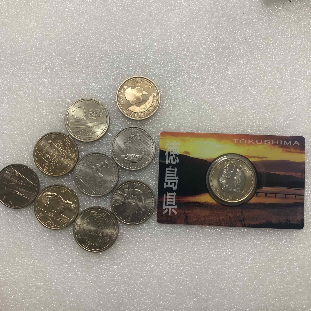 記念硬貨　記念500円硬貨　10枚 エンタメ/ホビーの美術品/アンティーク(貨幣)の商品写真