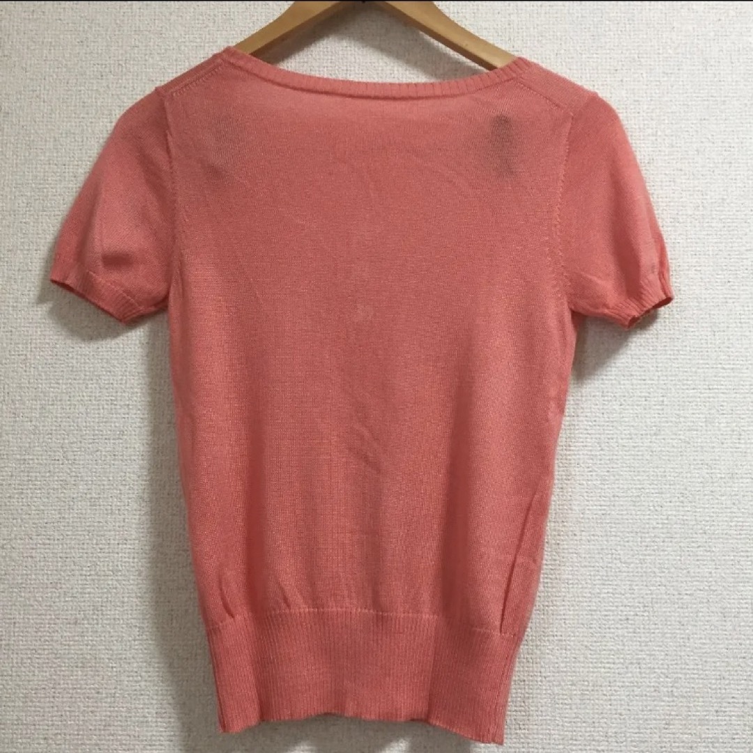 LAISSE PASSE(レッセパッセ)のレッセパッセ　半袖　カットソー　サマーニット メンズのトップス(Tシャツ/カットソー(半袖/袖なし))の商品写真