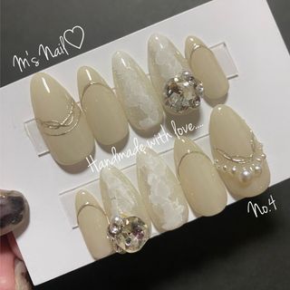 ▩ネイルチップ▩ インクネイル　ニュアンスネイル　フレンチネイル　デコパーツ