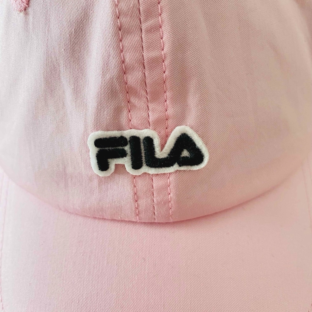 FILA(フィラ)のFILA フィラ キッズ ガールズ キャップ 帽子 ピンク53cm〜55cm④ キッズ/ベビー/マタニティのこども用ファッション小物(帽子)の商品写真