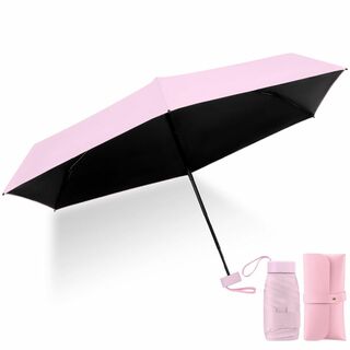 【色: ピンク】[EAXGO] 日傘 uvカット 折り畳み傘 【体感クールダウン(その他)