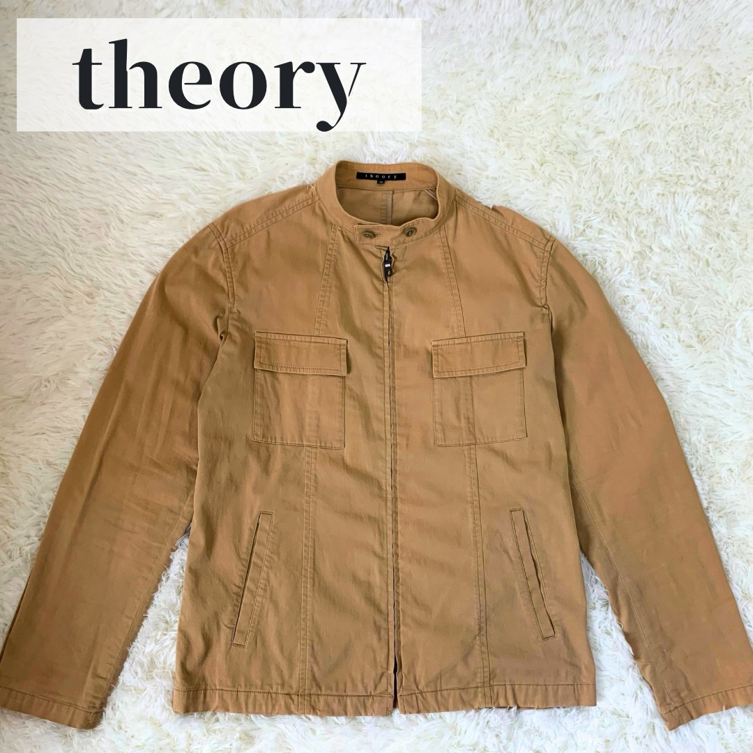 theory(セオリー)の【高級】 theory セオリー ジップアップ ジャケット 38サイズ メンズのジャケット/アウター(ナイロンジャケット)の商品写真