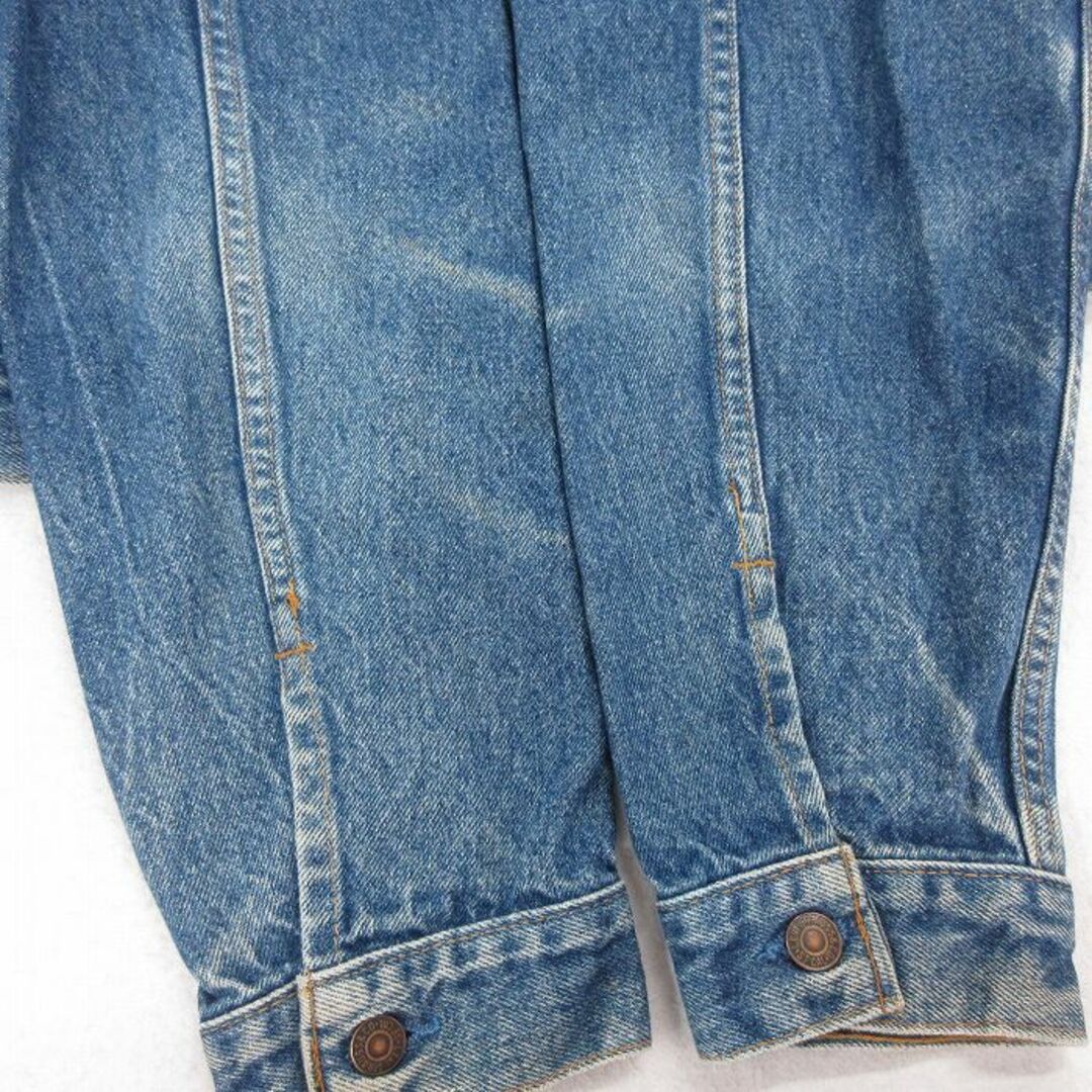 Levi's(リーバイス)のL★古着 リーバイス Levis 70506 長袖 ジージャン メンズ 90年代 90s コットン USA製 紺 ネイビー デニム 24may11 中古 アウター Gジャン ジャケット メンズのジャケット/アウター(ダッフルコート)の商品写真