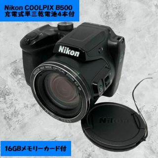 ニコン(Nikon)のNikon デジタルカメラ COOLPIX B500 ブラック 単三乾電池付(コンパクトデジタルカメラ)