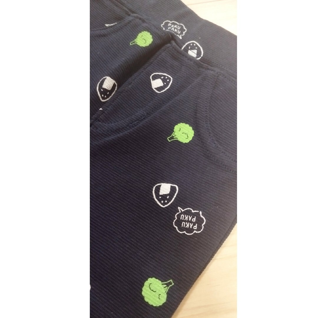 新品  Chum Up おにぎりTシャツ  レギンスパンツ  80サイズ キッズ/ベビー/マタニティのベビー服(~85cm)(Ｔシャツ)の商品写真