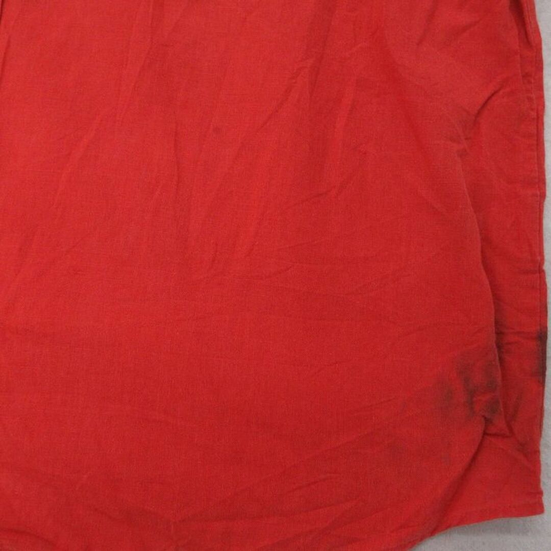 Eddie Bauer(エディーバウアー)のXL★古着 エディーバウアー 半袖 シャツ メンズ 大きいサイズ リネン オレンジ 24may11 中古 トップス メンズのトップス(シャツ)の商品写真