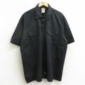 XL★古着 ディッキーズ Dickies 半袖 ワーク シャツ メンズ 大きい…