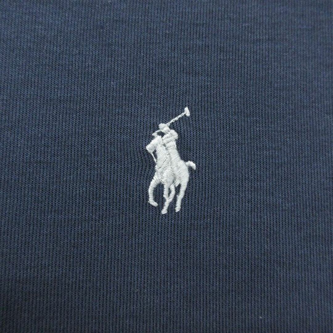 Ralph Lauren(ラルフローレン)のXL★古着 ラルフローレン Ralph Lauren 長袖 ブランド フルジップ スウェット パーカー メンズ ワンポイントロゴ 大きいサイズ 紺 ネイビー 24may11 中古 スエット トレーナー トップス メンズのトップス(パーカー)の商品写真