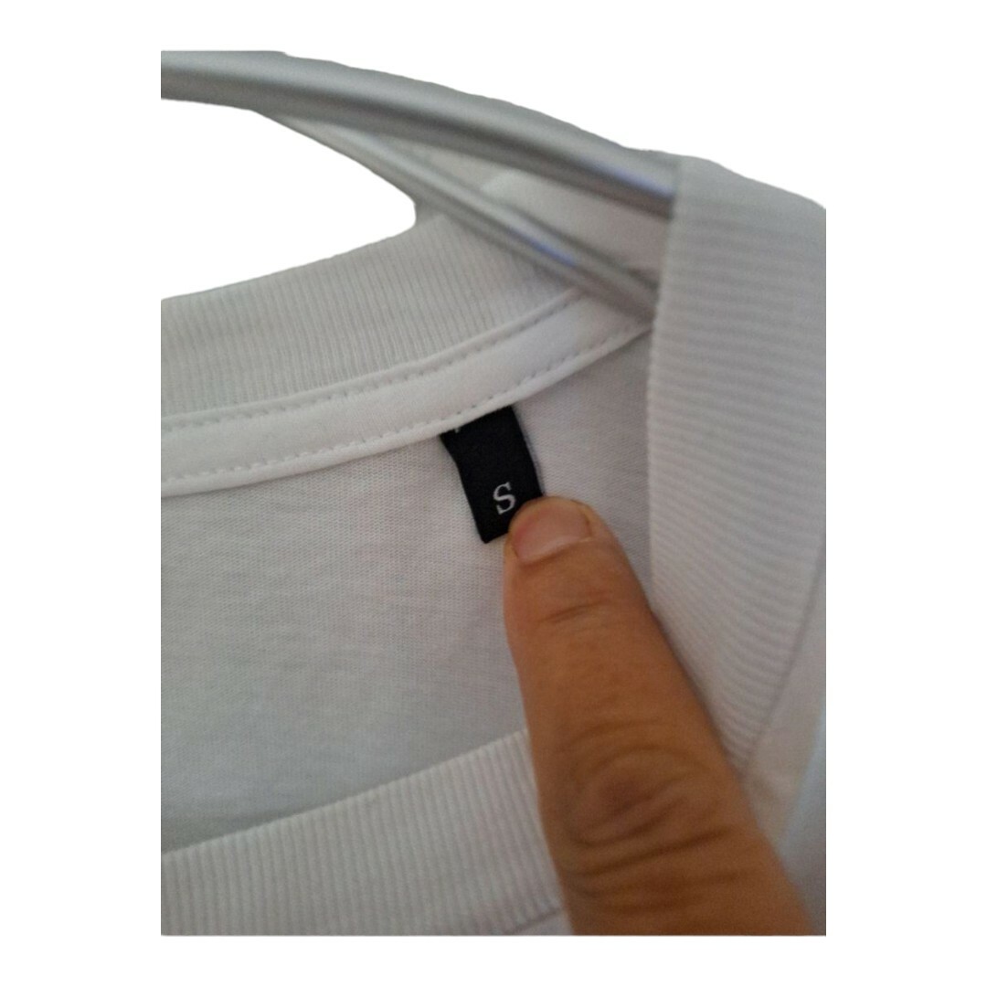DIESEL(ディーゼル)のDIESEL　ディーゼル　トリコロールカラーロゴプリントTシャツ　ホワイト　S メンズのトップス(Tシャツ/カットソー(半袖/袖なし))の商品写真