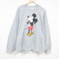 XL★古着 長袖 スウェット メンズ ディズニー DISNEY ミッキー MI…