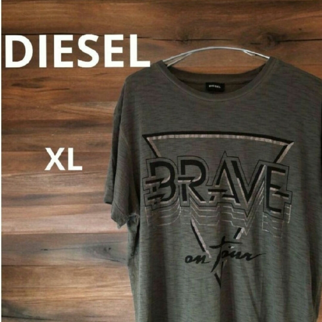 DIESEL(ディーゼル)のDIESEL　ディーゼル　ブレイブワールドツアーTシャツ　XLサイズ メンズのトップス(Tシャツ/カットソー(半袖/袖なし))の商品写真