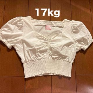 レディース ブラウス 白 へそ出し 17kg(カットソー(半袖/袖なし))