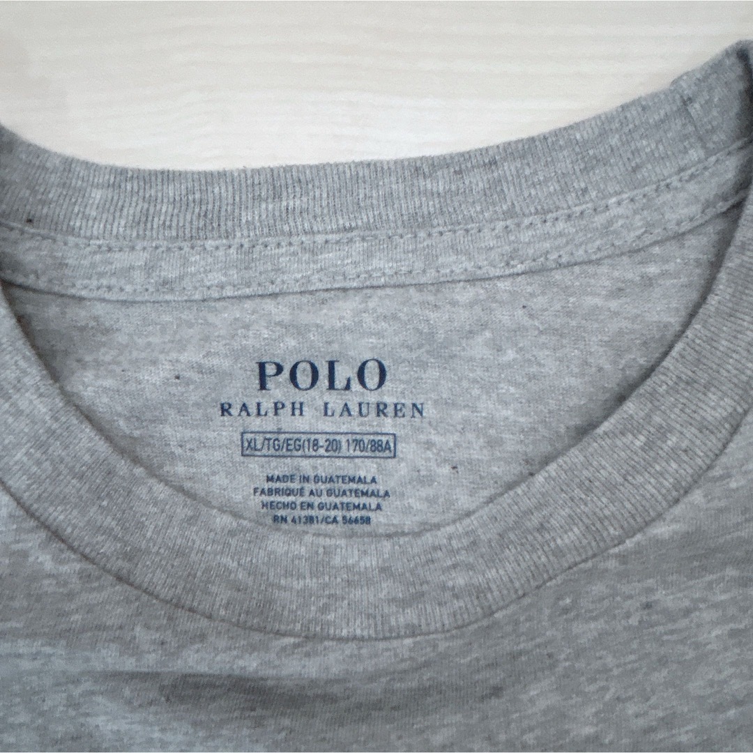 POLO RALPH LAUREN(ポロラルフローレン)の【新品】POLO Ralph Lauren  ボーイズ XL（170）グレー キッズ/ベビー/マタニティのキッズ服男の子用(90cm~)(Tシャツ/カットソー)の商品写真