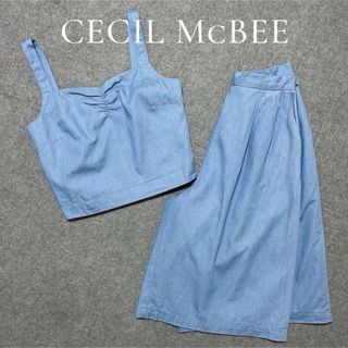 CECIL McBEE - CECIL McBEE ビスチェ パンツ セットアップ 上下 トップス ボトム