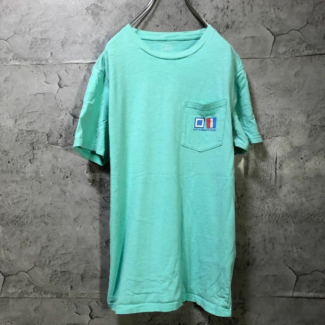 SOUTHERN TIDE 国旗 魚 サカナ バックプリント Tシャツ メンズのトップス(Tシャツ/カットソー(半袖/袖なし))の商品写真