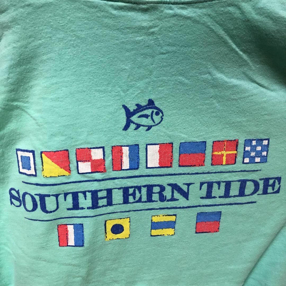 SOUTHERN TIDE 国旗 魚 サカナ バックプリント Tシャツ メンズのトップス(Tシャツ/カットソー(半袖/袖なし))の商品写真