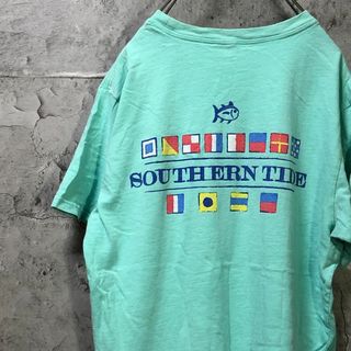 SOUTHERN TIDE 国旗 魚 サカナ バックプリント Tシャツ(Tシャツ/カットソー(半袖/袖なし))