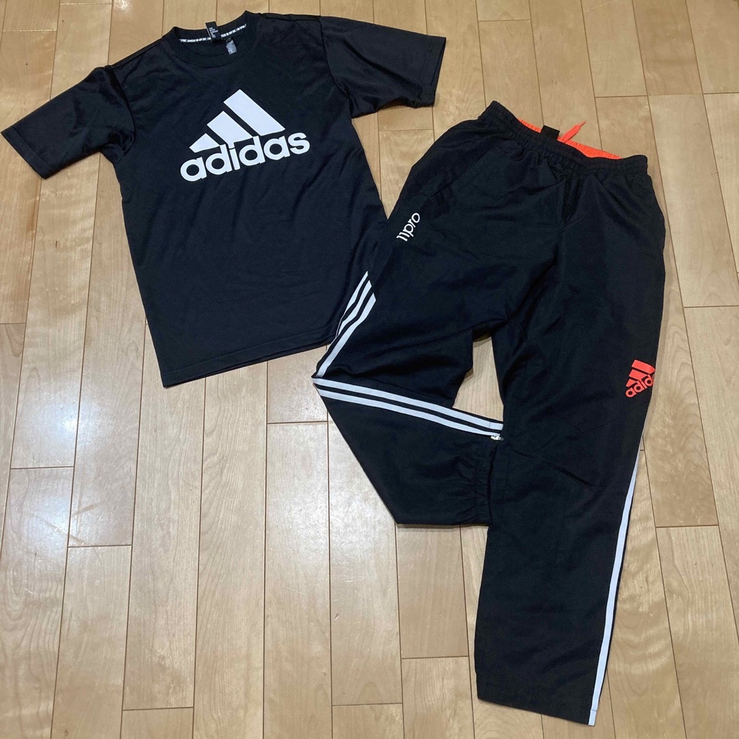 adidas(アディダス)のアディダス　adidas  半袖　長ズボン　メンズ　M Sサイズ メンズのパンツ(その他)の商品写真