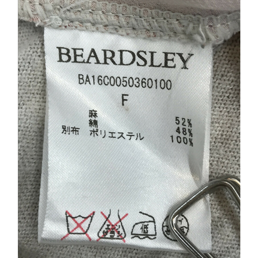BEARDSLEY フラワーニットシャツ 七分袖    レディース F レディースのトップス(ニット/セーター)の商品写真