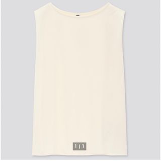 ユニクロ(UNIQLO)のユニクロ　クレープジャージーT ノースリーブ(Tシャツ(半袖/袖なし))