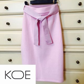 コエ(koe)のKOE ・スカート  （size L）(ひざ丈スカート)