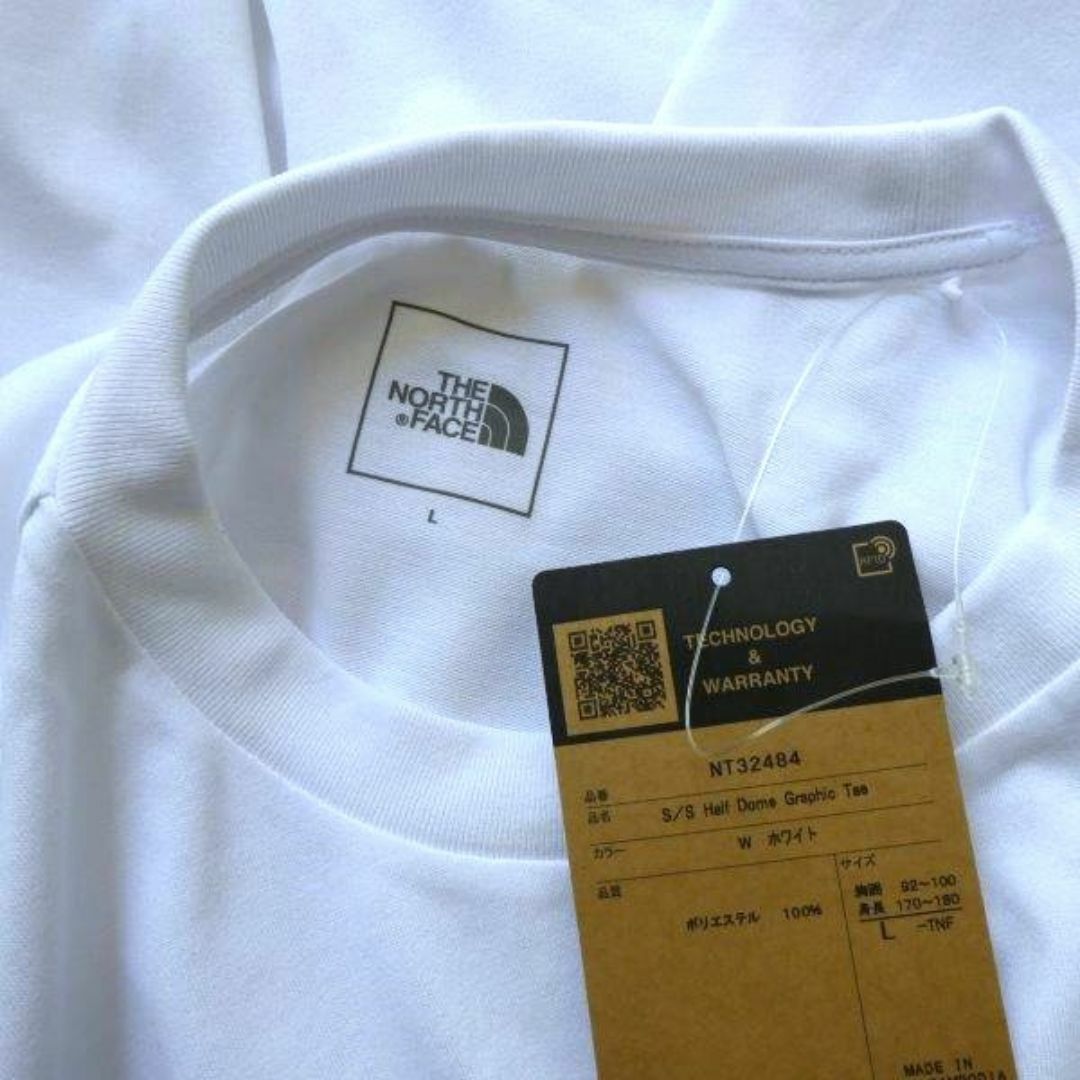 THE NORTH FACE(ザノースフェイス)のTNF ハーフドーム グラフィック Tシャツ NT32484 UV 吸汗速乾 L メンズのトップス(Tシャツ/カットソー(半袖/袖なし))の商品写真