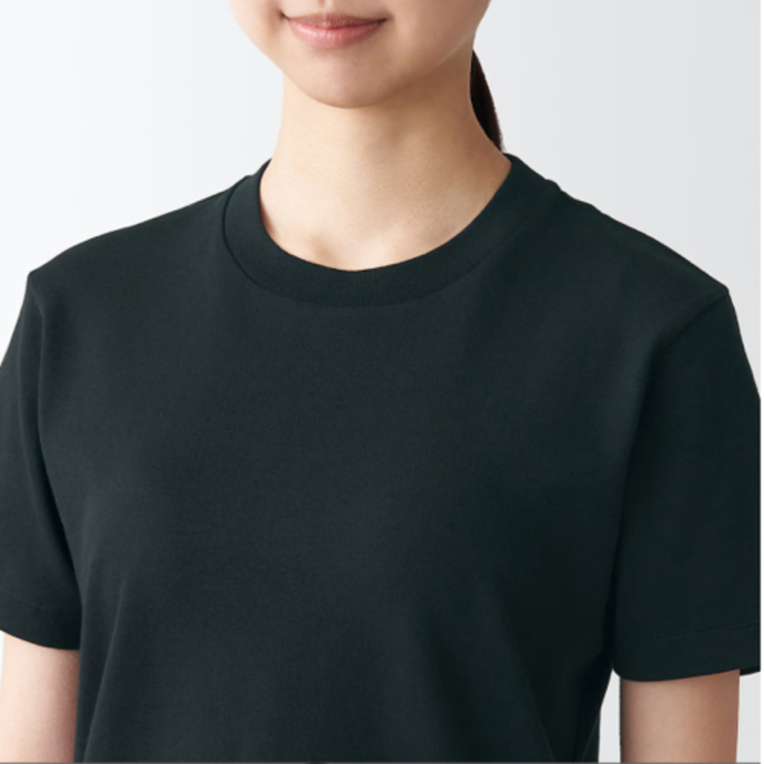 MUJI (無印良品)(ムジルシリョウヒン)の無印良品 スムース編みTシャツ M 新品未使用！ レディースのトップス(Tシャツ(半袖/袖なし))の商品写真