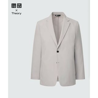 UNIQLO×theory 感動ジャケット ライトグレー 3XL