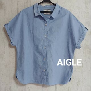 エーグル(AIGLE)のaigle  ダンガリーシャツ M 半袖シャツ(シャツ/ブラウス(半袖/袖なし))