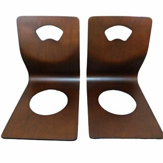 木製座椅子 ニトリ 2脚セット(座椅子)