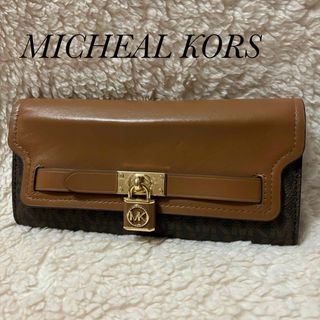 マイケルコース(Michael Kors)のマイケルコース MICHEAL KORS ハミルトン長財布 本革 シグネチャー(財布)