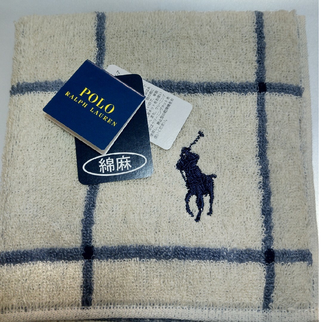 Ralph Lauren(ラルフローレン)のPolo Ralph Laurenタオルハンカチ新品2枚 メンズのファッション小物(ハンカチ/ポケットチーフ)の商品写真