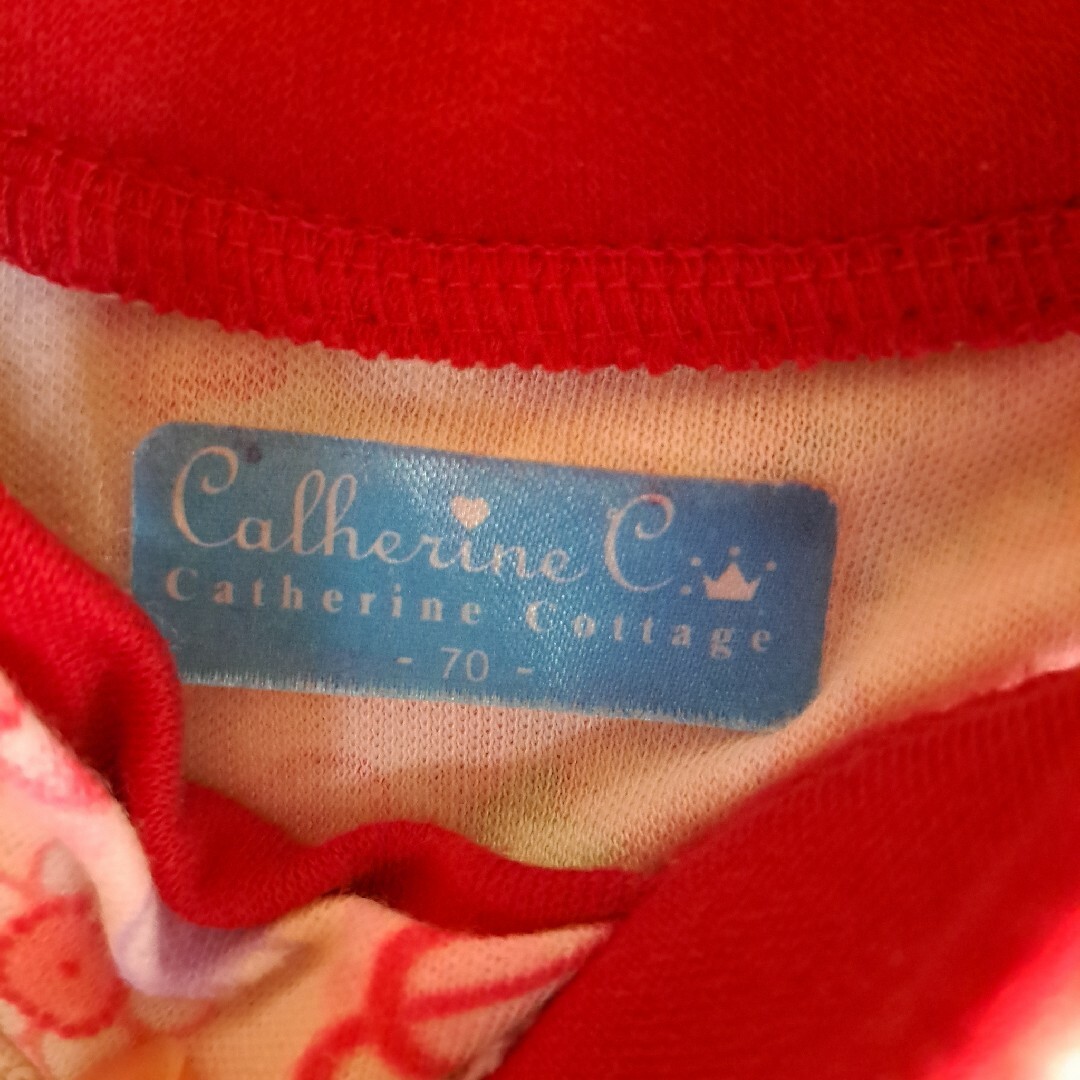 Catherine Cottage(キャサリンコテージ)の袴ロンパース　キャサリンコテージ　70サイズ キッズ/ベビー/マタニティのベビー服(~85cm)(セレモニードレス/スーツ)の商品写真