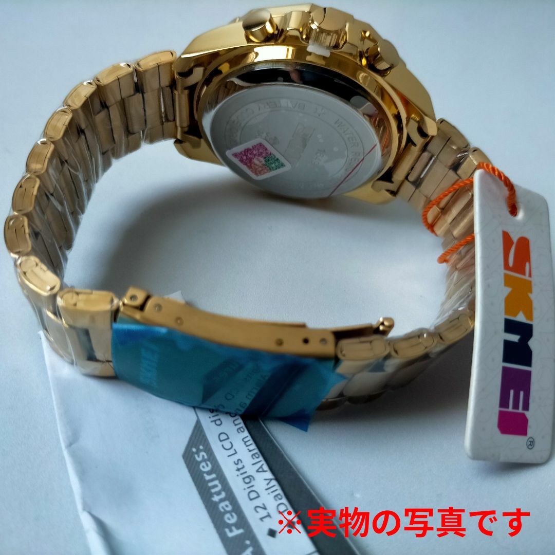 日本製ムーブメント30m防水 デジタル腕時計デジアナストップウォッチタイマーG メンズの時計(腕時計(デジタル))の商品写真