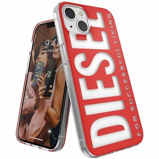 【サイズ:iPhone13_色:レッド/ホワイト】DIESEL iPhone13(その他)