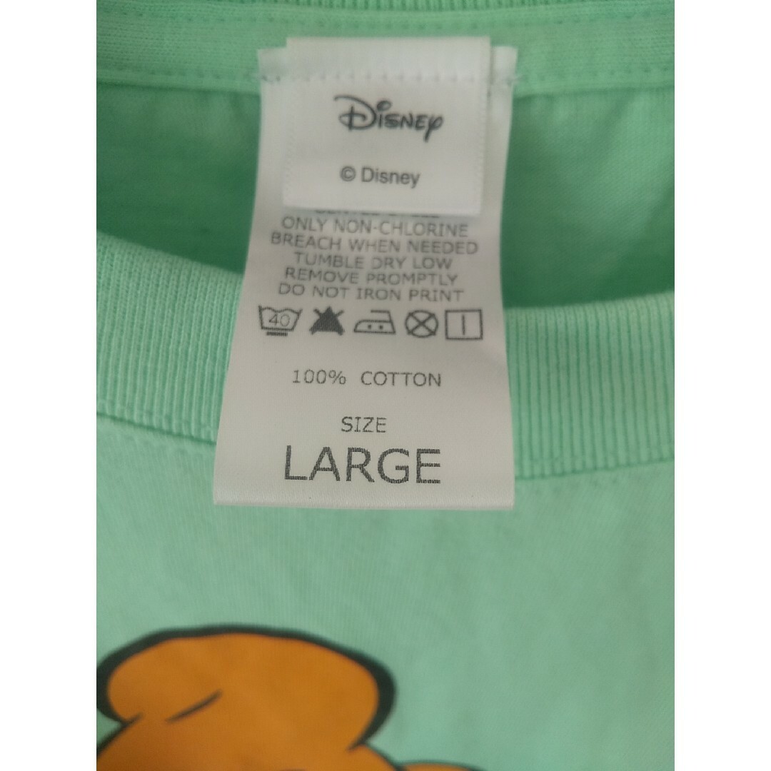 Disney(ディズニー)のDisney ディズニー GOOFY グーフィーTシャツ エメラルドグリーン L メンズのトップス(Tシャツ/カットソー(半袖/袖なし))の商品写真