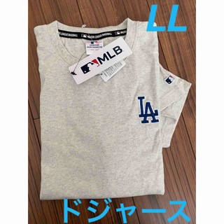 メジャーリーグベースボール(MLB)の新品タグ付き　メンズ　MLB  ロサンゼルスドジャース 半袖Tシャツ　LLサイズ(Tシャツ/カットソー(半袖/袖なし))