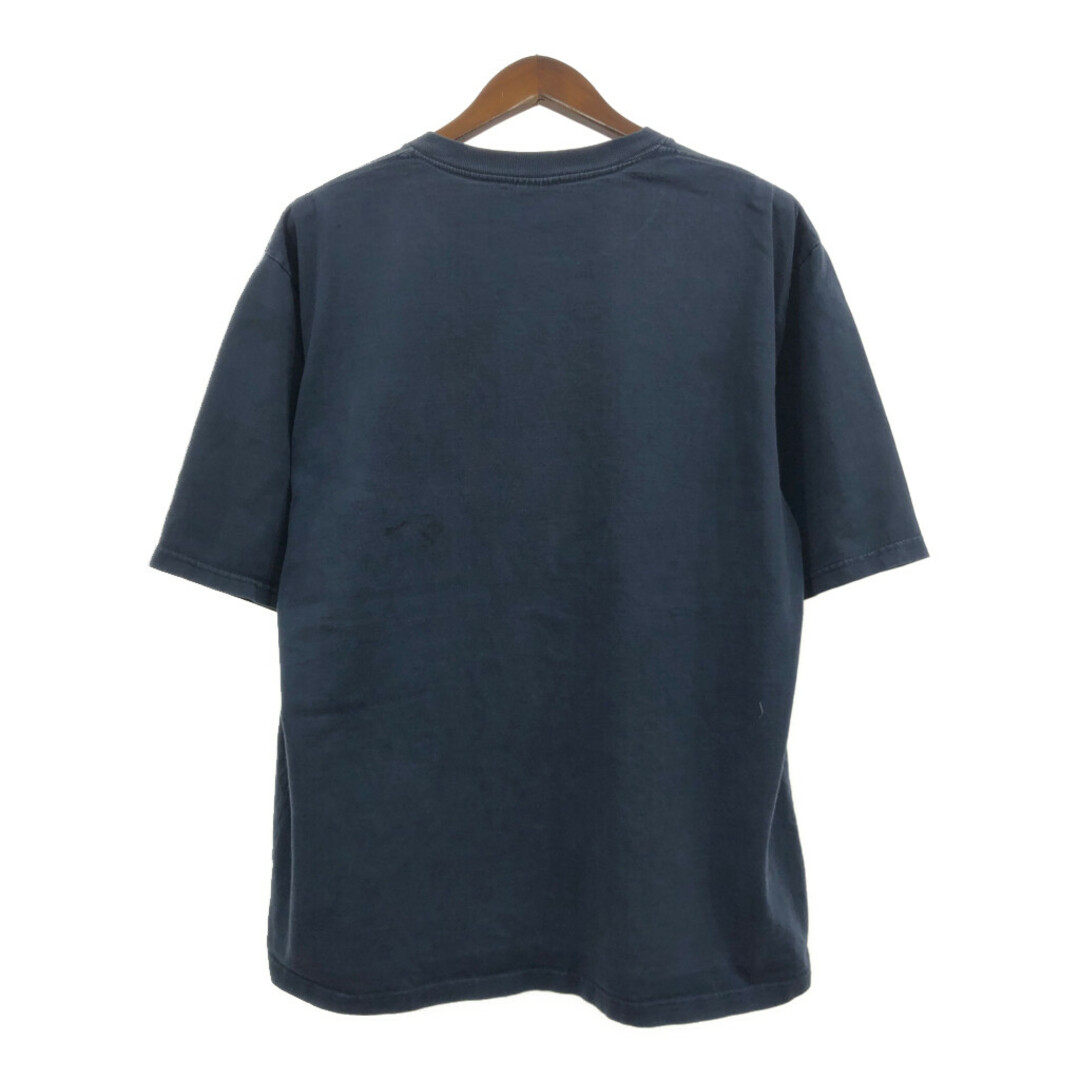 carhartt(カーハート)のCarhartt カーハート ポケット 半袖Ｔシャツ ワンポイント ネイビー (メンズ XL相当) 中古 古着 Q6362 メンズのトップス(Tシャツ/カットソー(半袖/袖なし))の商品写真