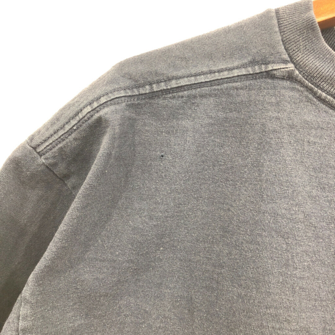 carhartt(カーハート)のCarhartt カーハート ポケット 半袖Ｔシャツ ワンポイント ネイビー (メンズ XL相当) 中古 古着 Q6362 メンズのトップス(Tシャツ/カットソー(半袖/袖なし))の商品写真