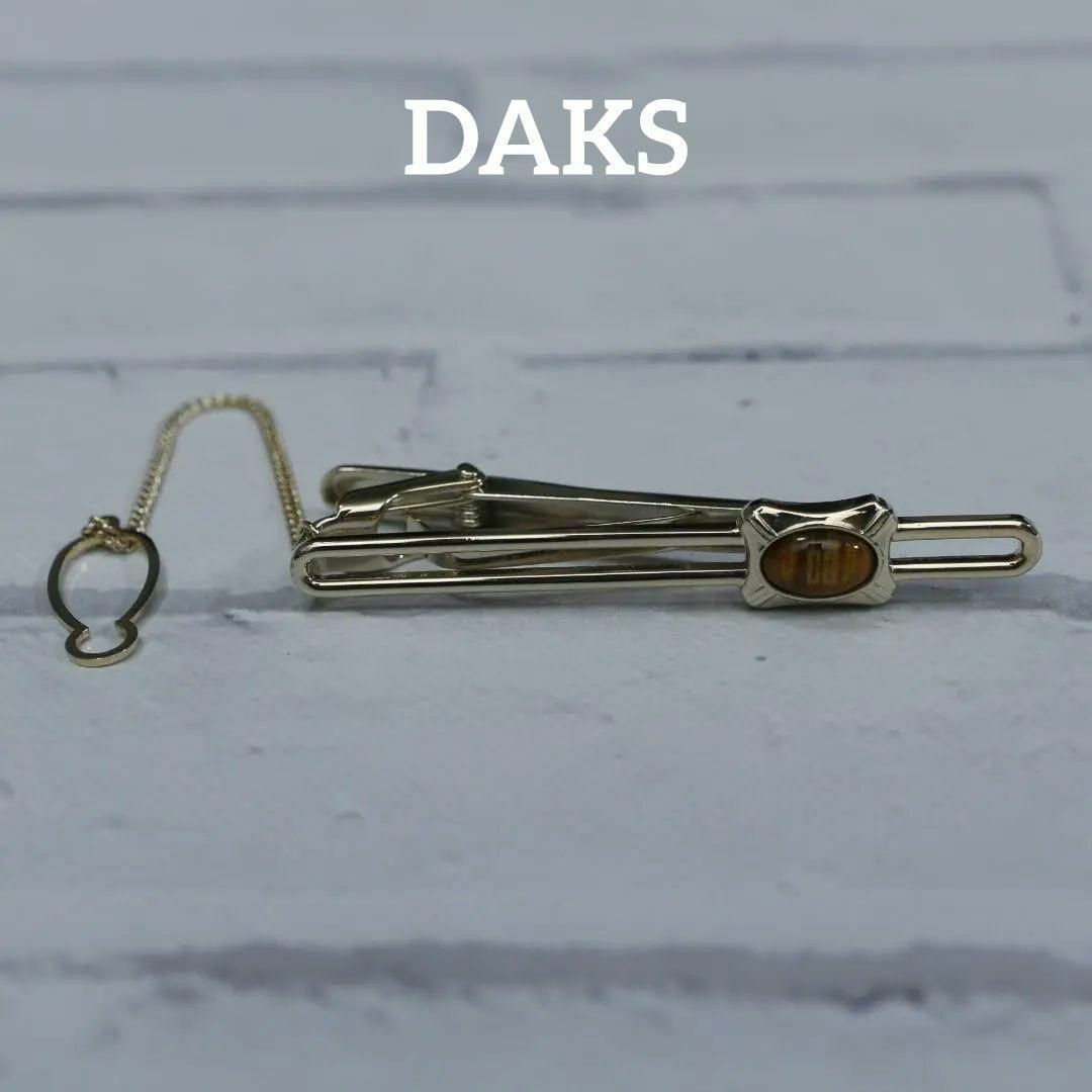 DAKS(ダックス)の【匿名配送】DAKS ダックス タイピン ゴールド ロゴ シンプル 2 メンズのファッション小物(ネクタイピン)の商品写真