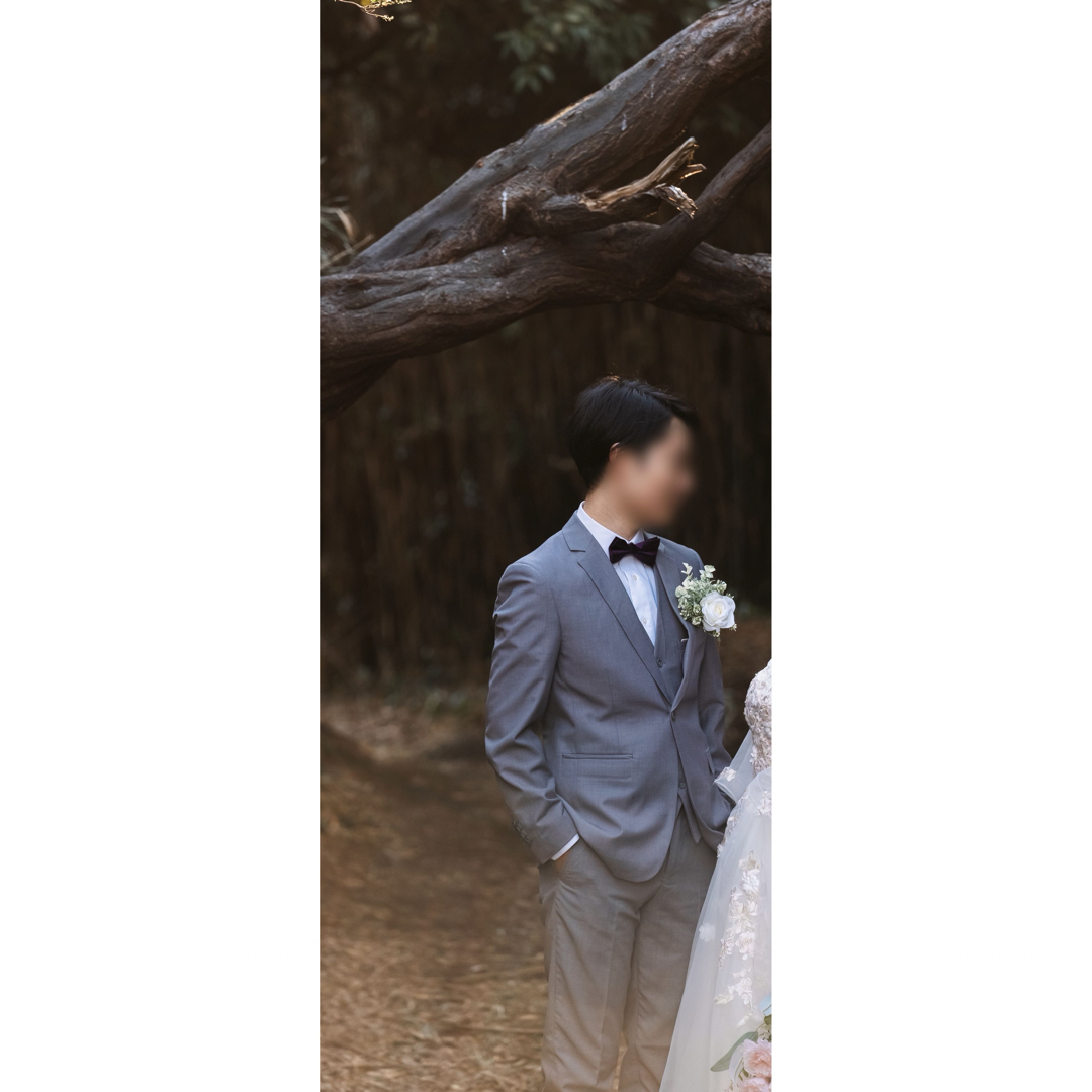 メンズ タキシード 紳士服 スリムスーツ メンズスーツ 結婚式 前撮り メンズのスーツ(スーツジャケット)の商品写真