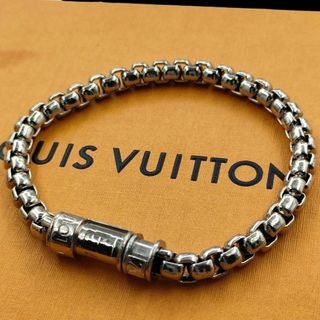 ルイヴィトン(LOUIS VUITTON)のルイヴィトン LV エクリプス チェーン ブレスレット シルバー アクセサリー(ブレスレット/バングル)