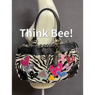 Think Bee! - シンクビー　Think Bee！　パニキッシュゼブラ　ハンドバッグ  訳あり新品