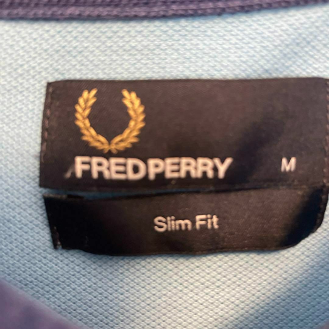 FRED PERRY(フレッドペリー)のフレッドペリー　ポロシャツ　M2270 水色 メンズのトップス(ポロシャツ)の商品写真