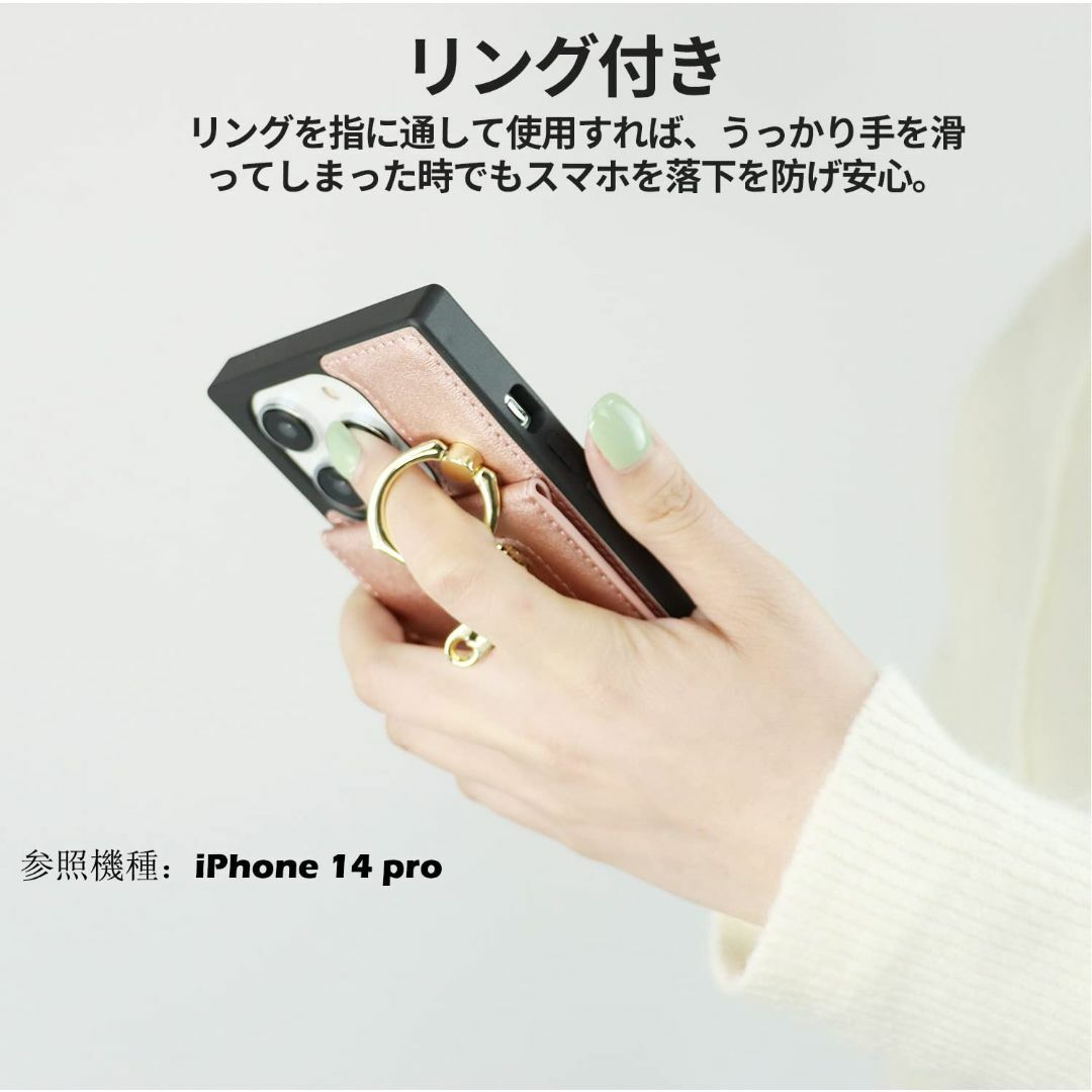 【色:上下開-ピンク_サイズ:iPhone 13 Pro 6.1】iPhone  スマホ/家電/カメラのスマホアクセサリー(その他)の商品写真