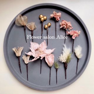 髪飾り　ヘッドドレス　ウエディング　ヘアアクセサリー　✴︎フェアリーピンク✴︎(ヘッドドレス/ドレス)